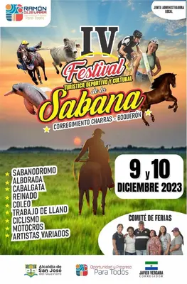 Cuarto Festival Turístico Deportivo y Cultural de la Sabana.