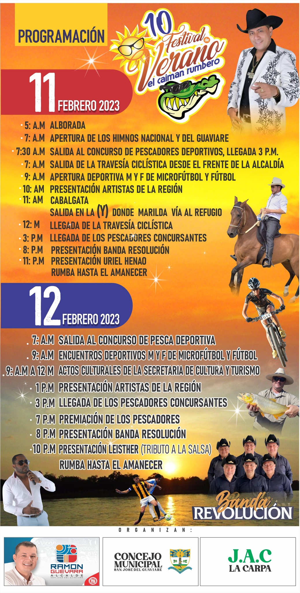 Programación oficial del X Festival de Verano el Caimán Rumbero.jpg