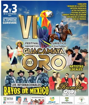 Sexto Festival Deportivo Turístico y Cultural la Guacamaya de Oro.